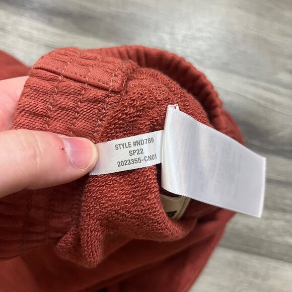 Madewell MDL Curved Hem MR Sweatshorts Weathered Brick Women’s Size S - Picture 6 of 6